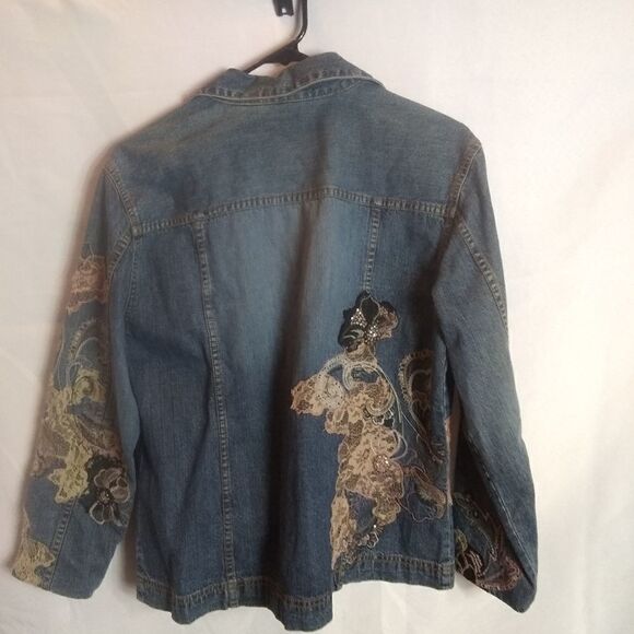 Vintage Chico's jean jacket - Picture 2 of 10